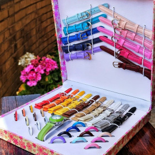 ساعت 21 بند رنگی