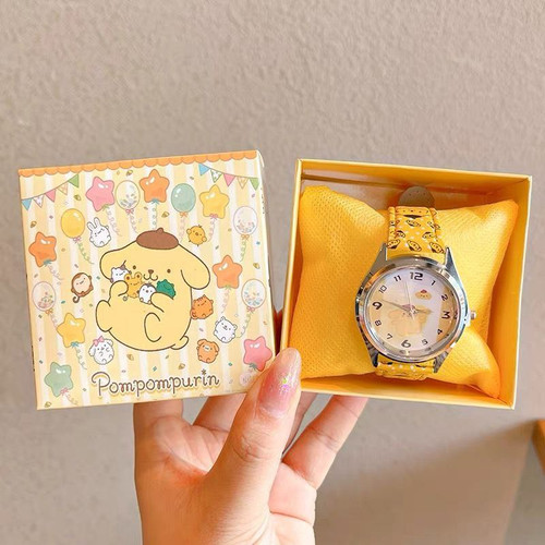 ساعت مچی بچه گانه کارتونی پوم پوم پورین pompompurin